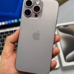 iPhone 15 Pro Max – 256GB Natural Titanium (Used, Excellent Condition, 🔋87%, Box Included)