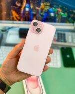 iPhone 15 – 128GB Pink (Hong Kong Dual SIM, Used, Perfect Condition, 🔋90%, Box)