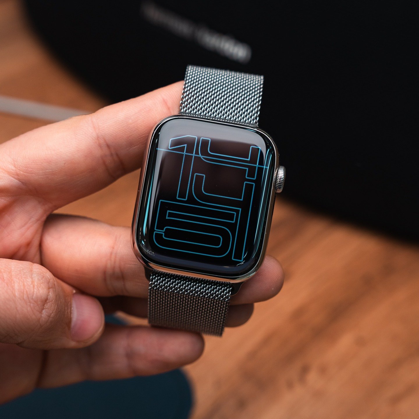 sotochka312-20260201-0087 Apple Watch Series 9 – 45mm Stainless Steel + Milanese Loop (Used, Good Condition) - Image 1