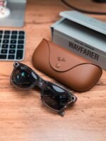 Ray-Ban Meta Wayfarer – Shiny Warm Stone / Polar Gradient Graphite (Used, Excellent Condition, Complete Set) - Image 4